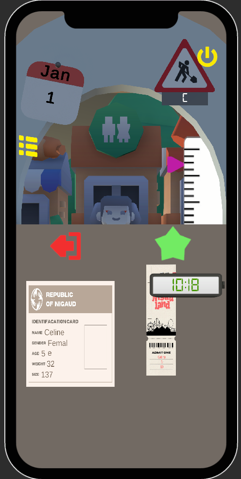 NigauLand - Game Jam - Rules & Pressure