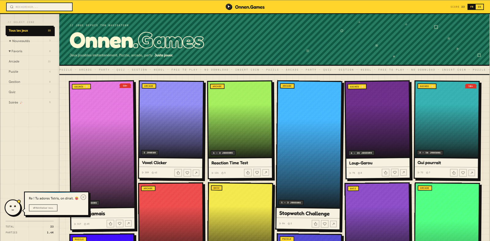 Onnen.Games - onnen.games - Game hub
